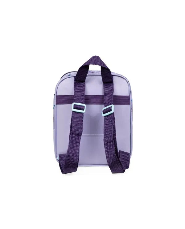 Kit Mochila e Lancheira Térmica Infantil Frozen Elsa e Anna Lilás
