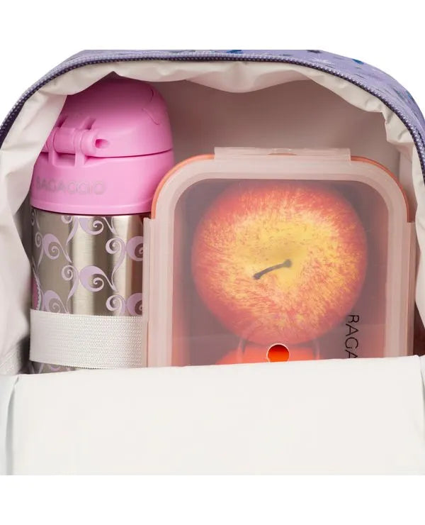 Kit Mochila e Lancheira Térmica Infantil Frozen Elsa e Anna Lilás