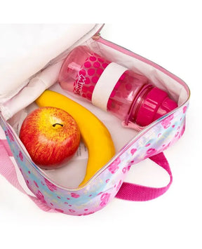 Kit Mochila e Lancheira Térmica Infantil Feminina Princesas – Rosa