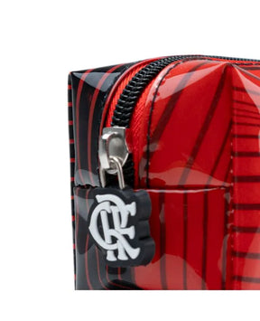 Kit Mochila de Rodinha + Lancheira Térmica + Estojo Flamengo Masculino Oficial