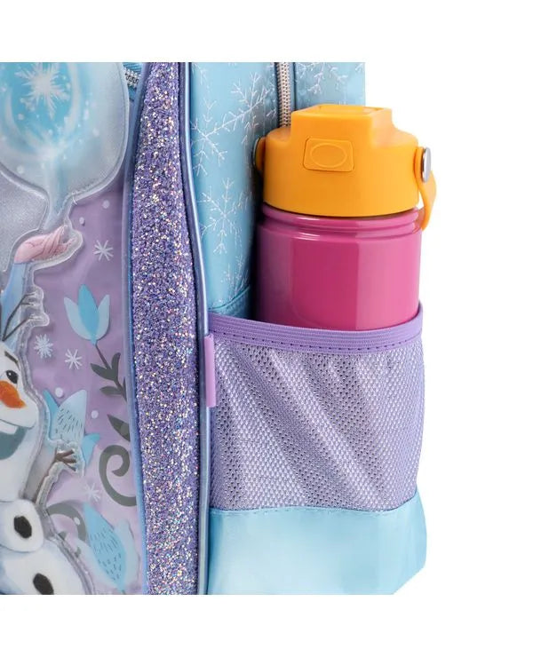 Kit Mochila + Lancheira Térmica + Estojo Infantil Feminino Frozen – Azul Claro