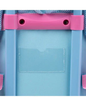 Kit Mochila de Rodinha + Lancheira Térmica Infantil Marie Baby Rosa Claro