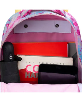 Kit Mochila de Rodinha + Lancheira Térmica + Estojo Infantil Feminino Princesas – Rosa