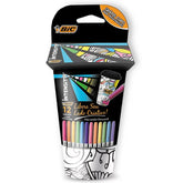 Kit Marcadores Permanentes BIC Intensity 12 Unidades + Copo Personalizável