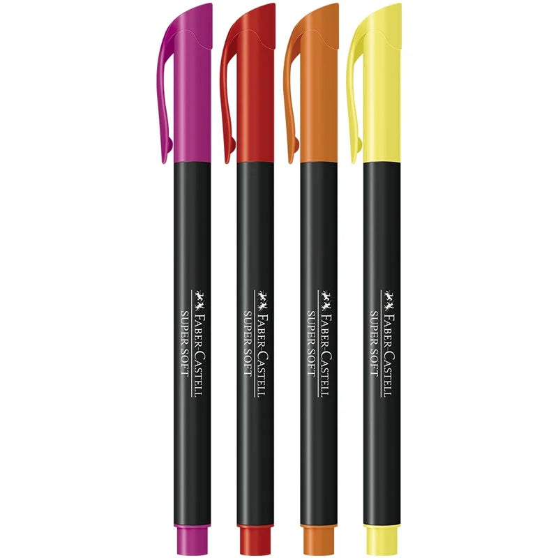 Kit SuperSoft Faber-Castell Cores Quentes com 10 Itens