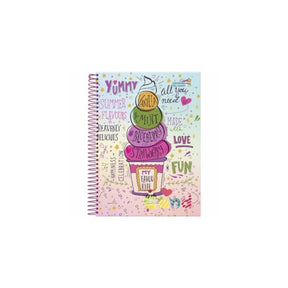 Caderno Esp Love Candy 15Mat 300Fls Kajoma