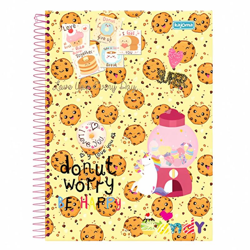 Caderno Esp Love Candy 15Mat 300Fls Kajoma
