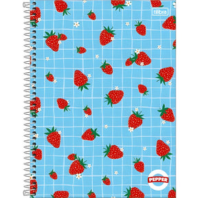 Caderno Espiral Capa Dura Universit¿Rio 1 Mat¿Ria Pepper Feminino 80 Folhas