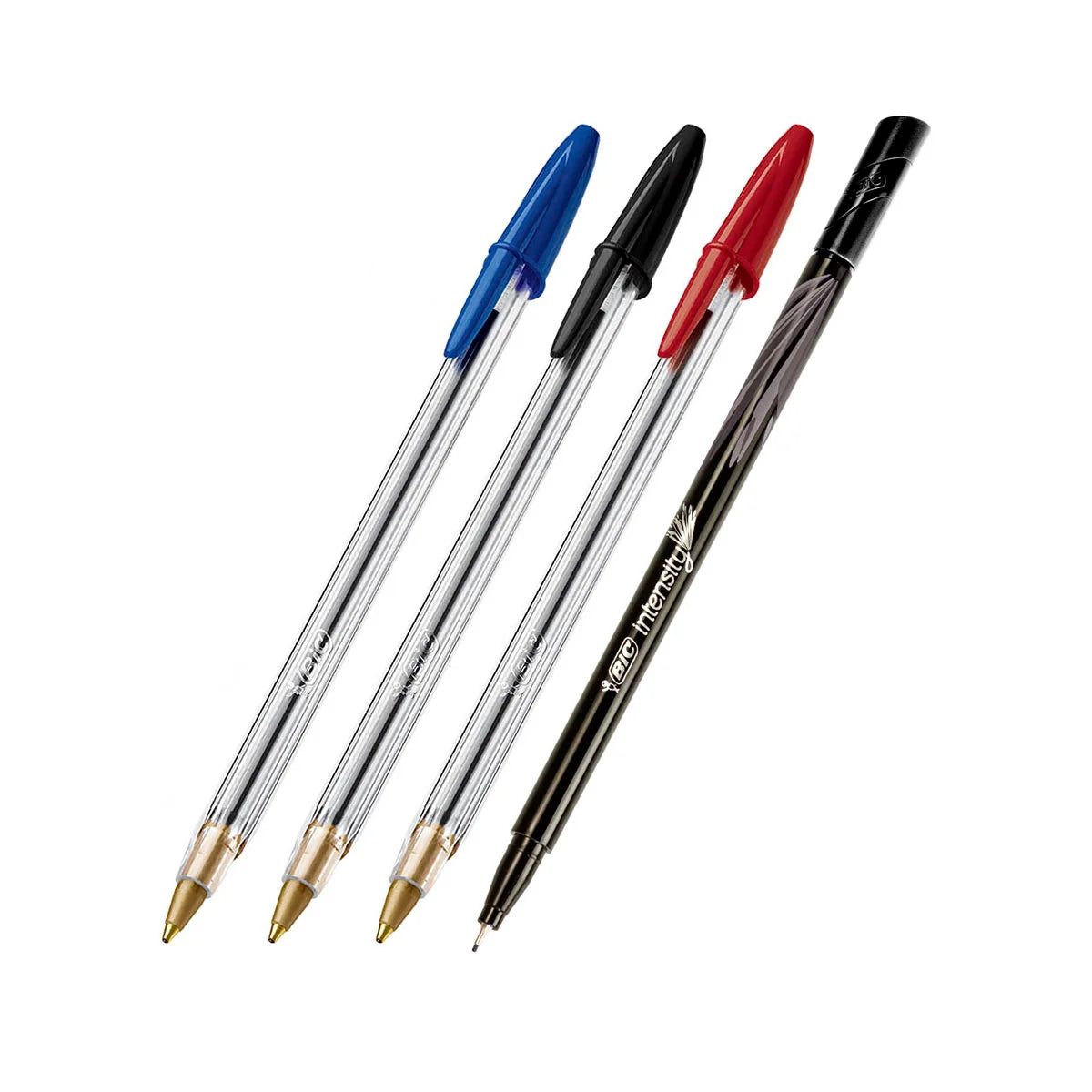 Kit Escrita BIC – 3 Canetas Cristal 1.0 + 1 Caneta Intensidade 0.4
