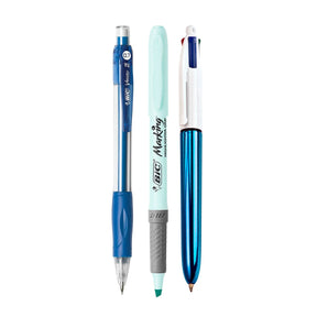 Kit Escrita Azul BIC (3 Itens)
