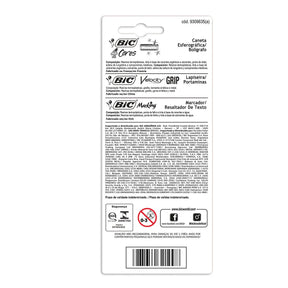 Kit Escrita Azul BIC (3 Itens)