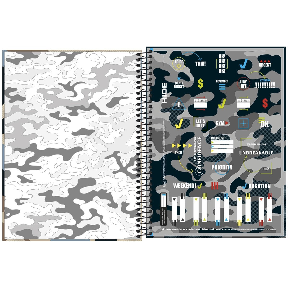 Caderno Intermedi¿Rio Universit¿Rio Capa Dura Hide 10M 160F Tilibra