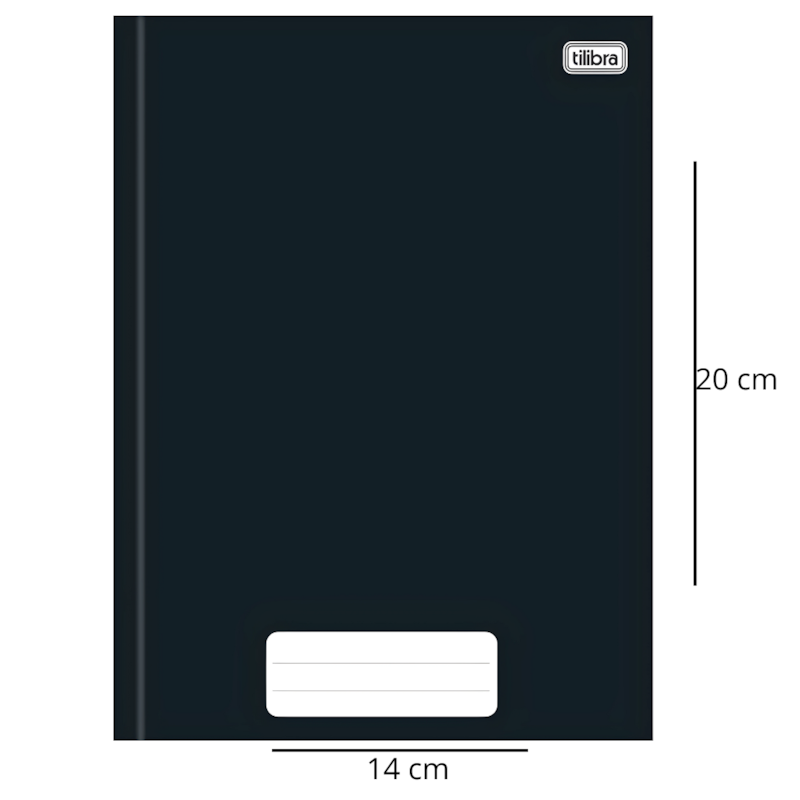 Caderno Pepper Broch Cd 1/4 Pt 80Fls Tilibra