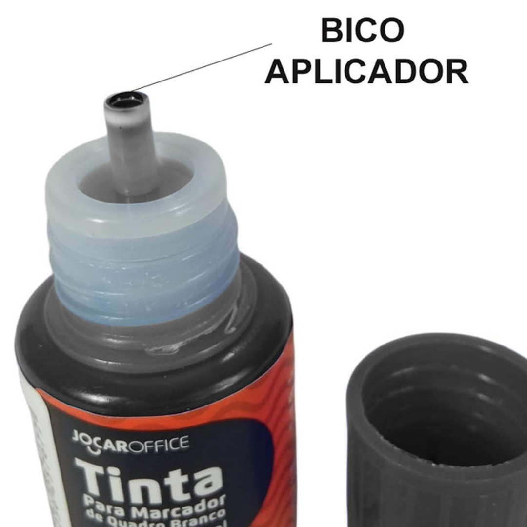 Tinta Reabastecedora Para Pincel Preto 20ml Leo E Leo