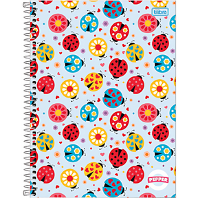 Caderno Capa Dura Universit¿Rio Pepper Fem 20Mat 320Fls Tilibra
