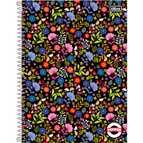 Caderno Capa Dura Universit¿Rio Pepper Fem 20Mat 320Fls Tilibra