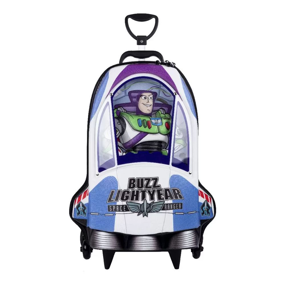 Mochila com Rodinha 3D - Toy Story Buzz Nave - Diplomata