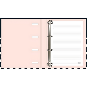 Caderno Argolado Cartonado Universitário Com Elástico West Village 80 Folhas