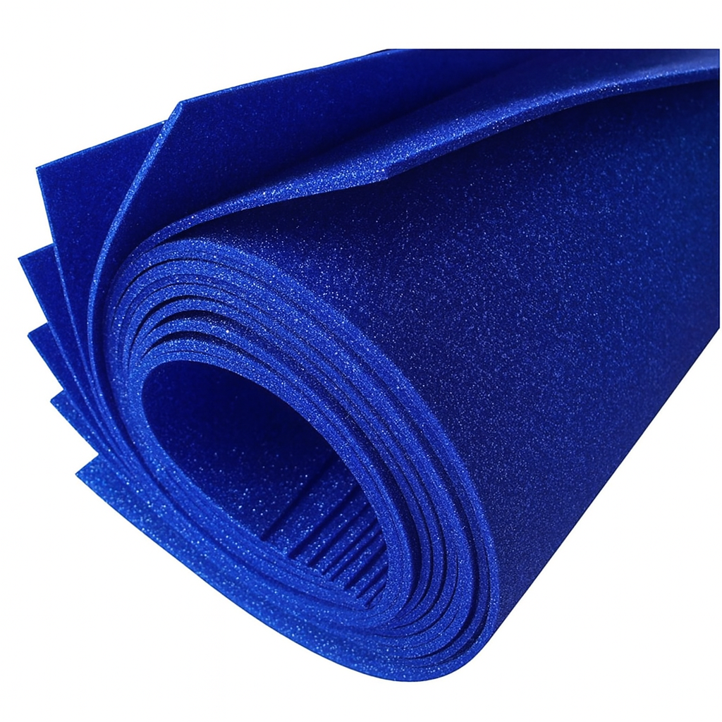 Placa Eva C/Brilho 40Cmx48Cm Az Royal Leo E Leo