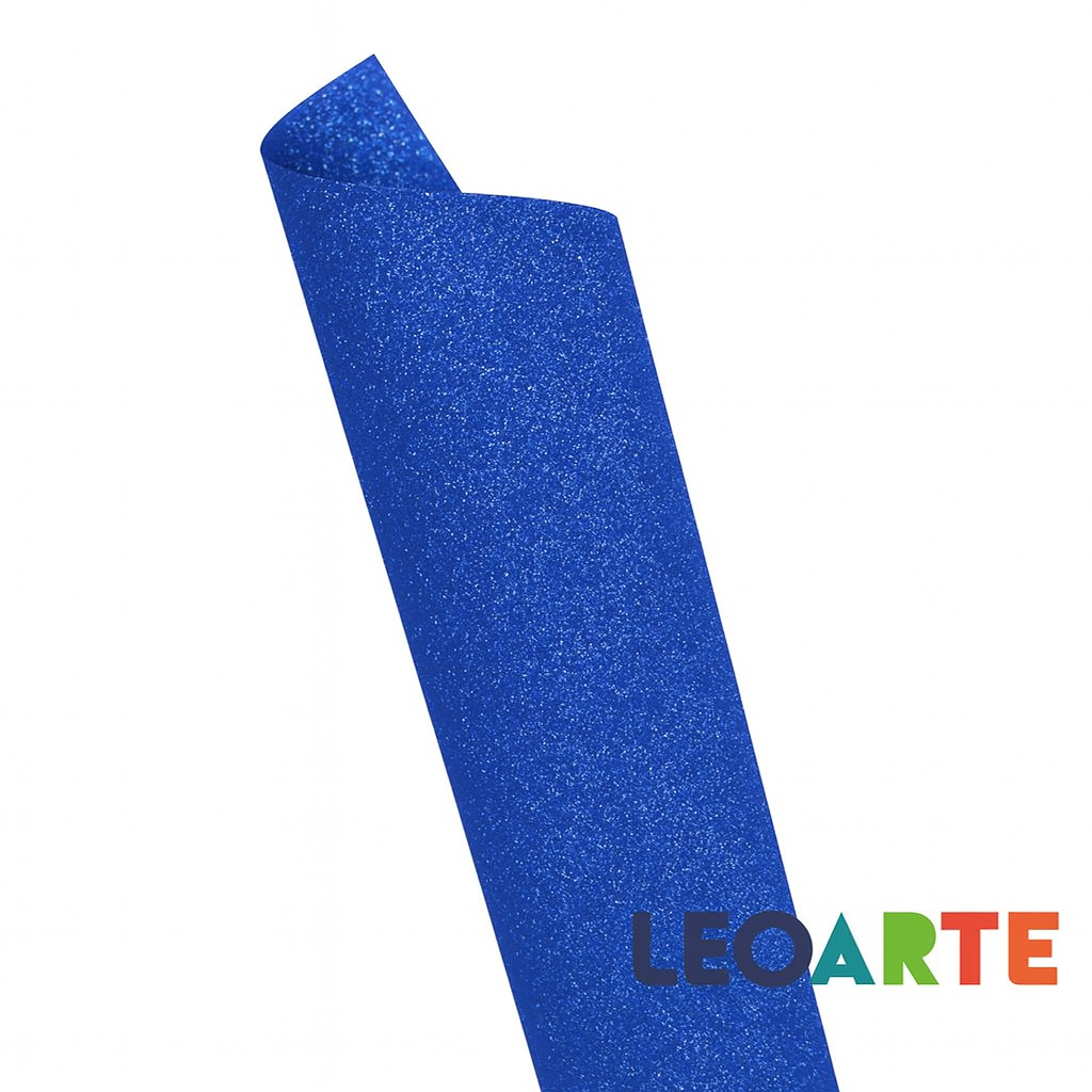 Placa Eva C/Brilho 40Cmx48Cm Az Royal Leo E Leo