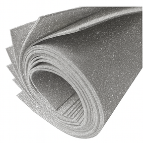 Placa Eva C/Brilho 40Cmx48Cm Prata Leo E Leo