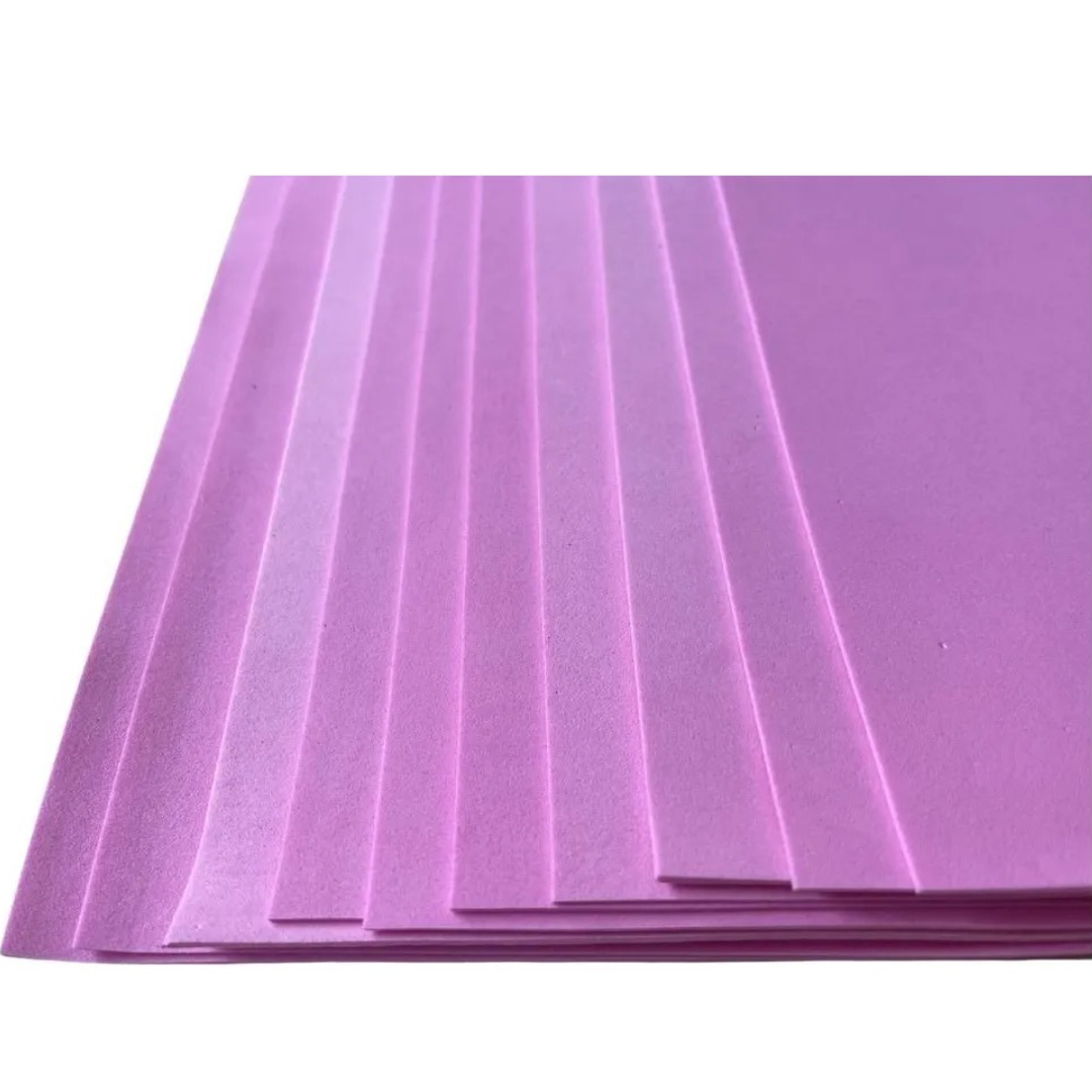 Placa Eva Cor 40Cmx48Cm Rosa Escuro Leo E Leo