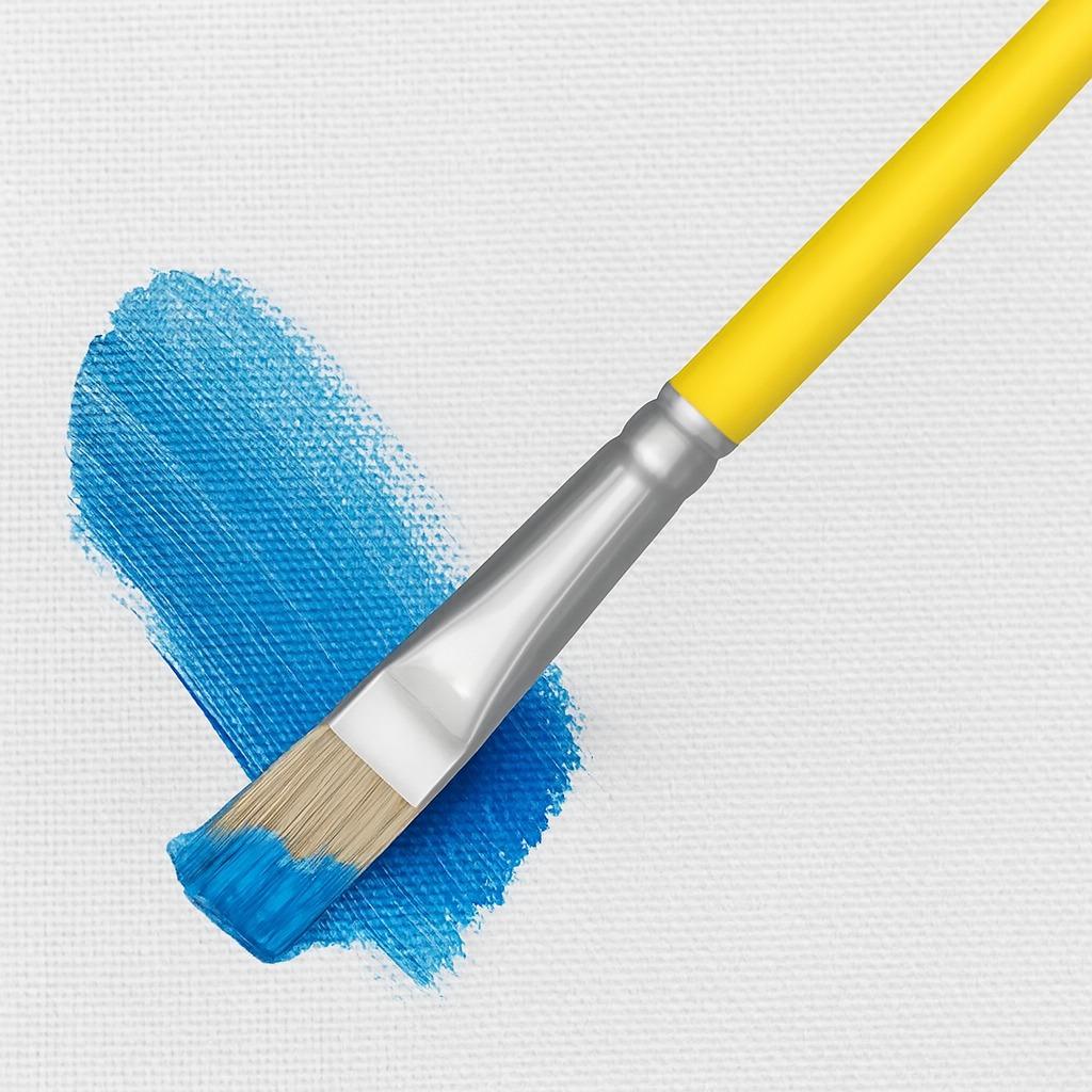 Pincel Escolar Chato Leo E Leo