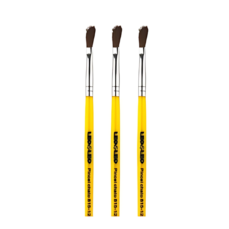 Pincel Escolar Chato Leo E Leo