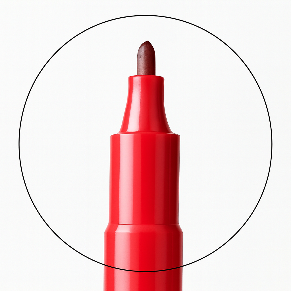 Caneta Neo Pen Gigante Vermelha Compactador