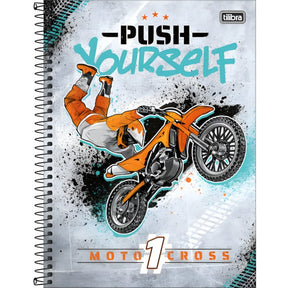 Caderno Espiral Capa Dura Universitário Rio 10 Matérias 160 Folhas