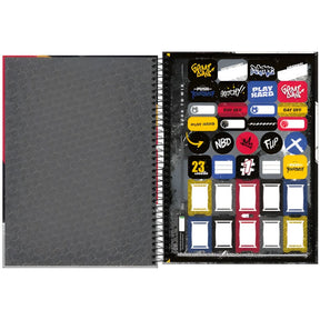 Caderno Espiral Capa Dura Universitário Rio 10 Matérias 160 Folhas