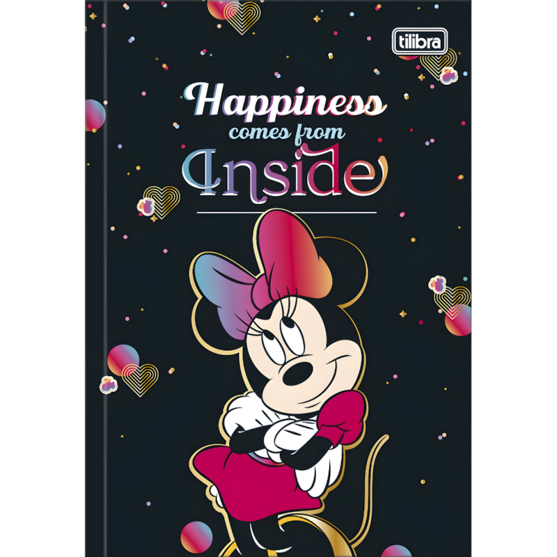 Caderno Broch Cd 1/4 Minnie 80Fls Tilibra