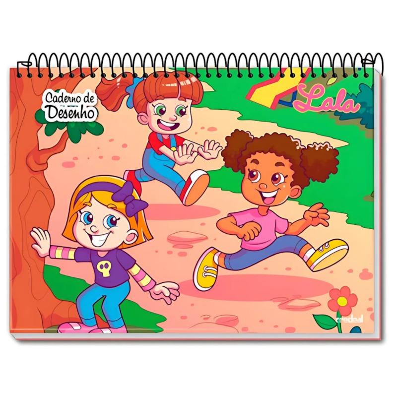 Caderno Desenho 60Fls Turma Lala