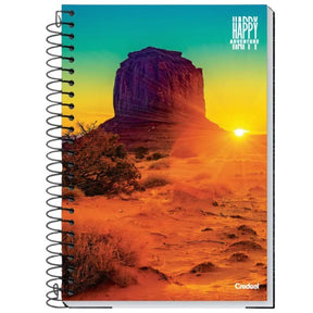 Caderno Univ Cd 1Mt Happy 80Fls Credeal