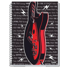 Caderno Universitário Capa Dura 12Mt 240Fls My Collection Masc Credeal