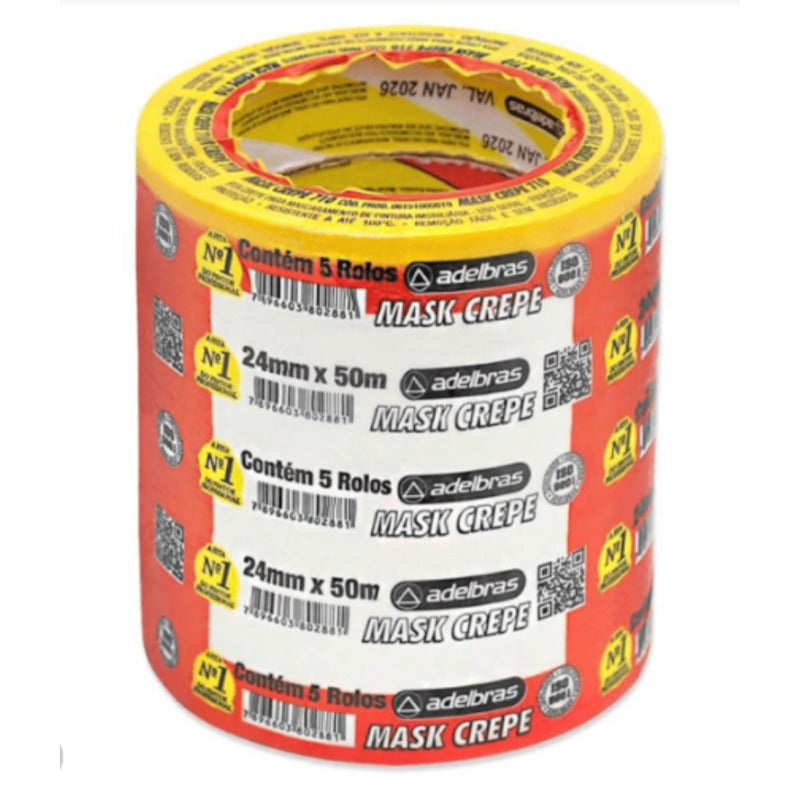 Fita Crepe 710 24X50 Uni Adelbras