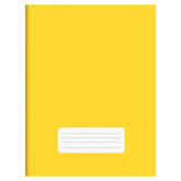 Caderno Amarelo 1/4 Brochura Capa Dura Smart