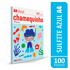 Papel Chamequinho A4 210X297 Az Chamex