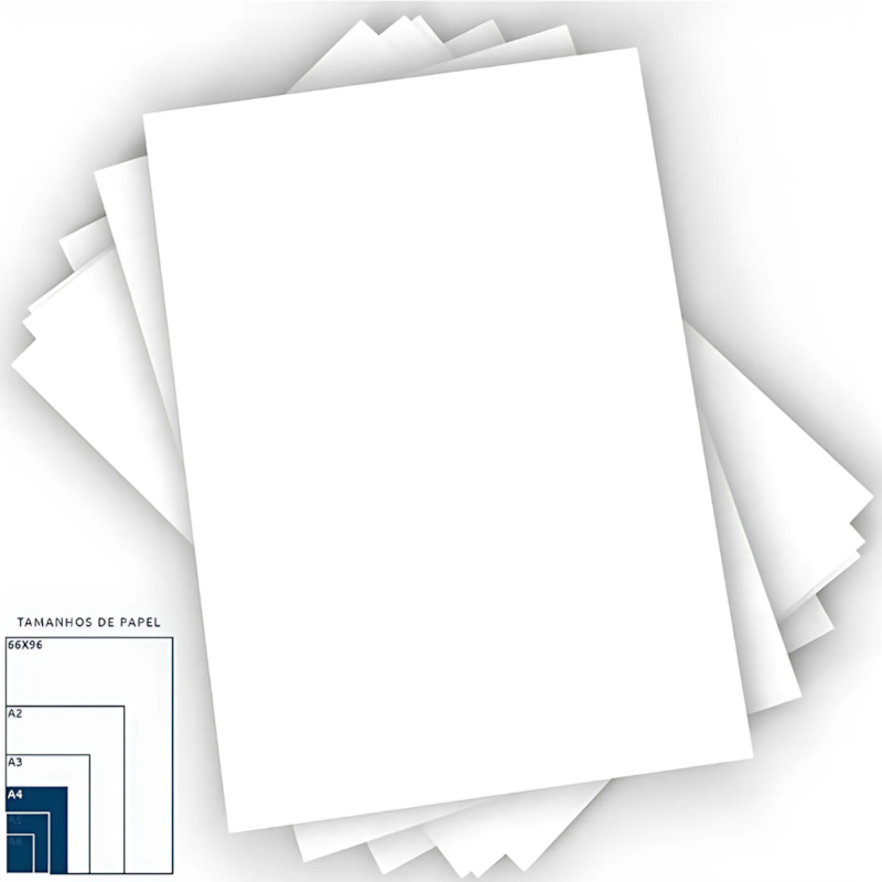 Papel Chamequinho A4 Br 100Fl Chamex