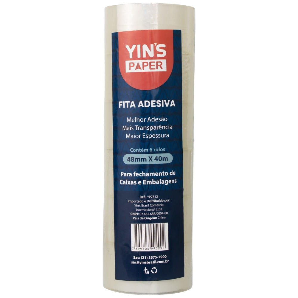 Fita Adesiva Transp 48Mmx40Mm Yins
