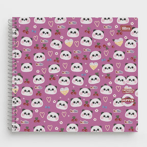 Caderno Espiral Capa Dura Desenho Feminino 80 Folhas Tilibra