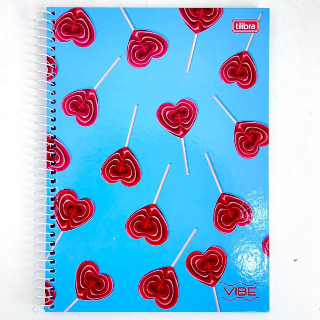 Caderno Vibe Feminino 320 Folhas – Tilibra
