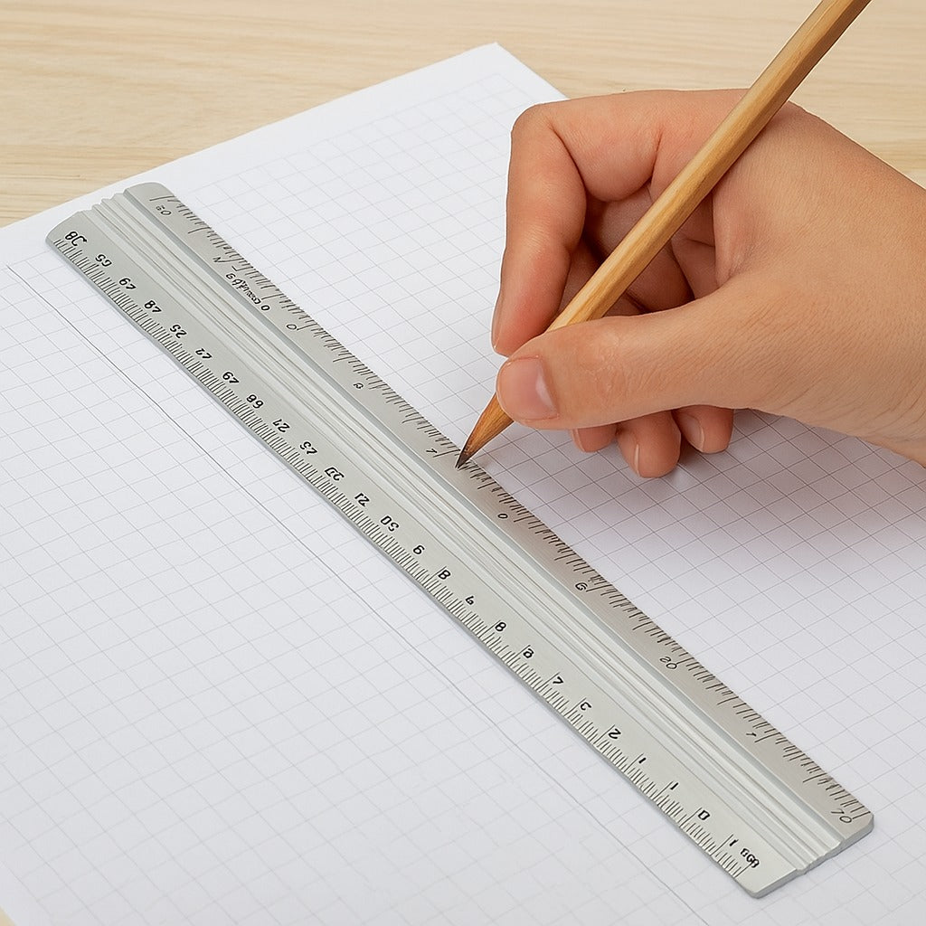 Régua De Alumínio 30Cm Leo E Leo