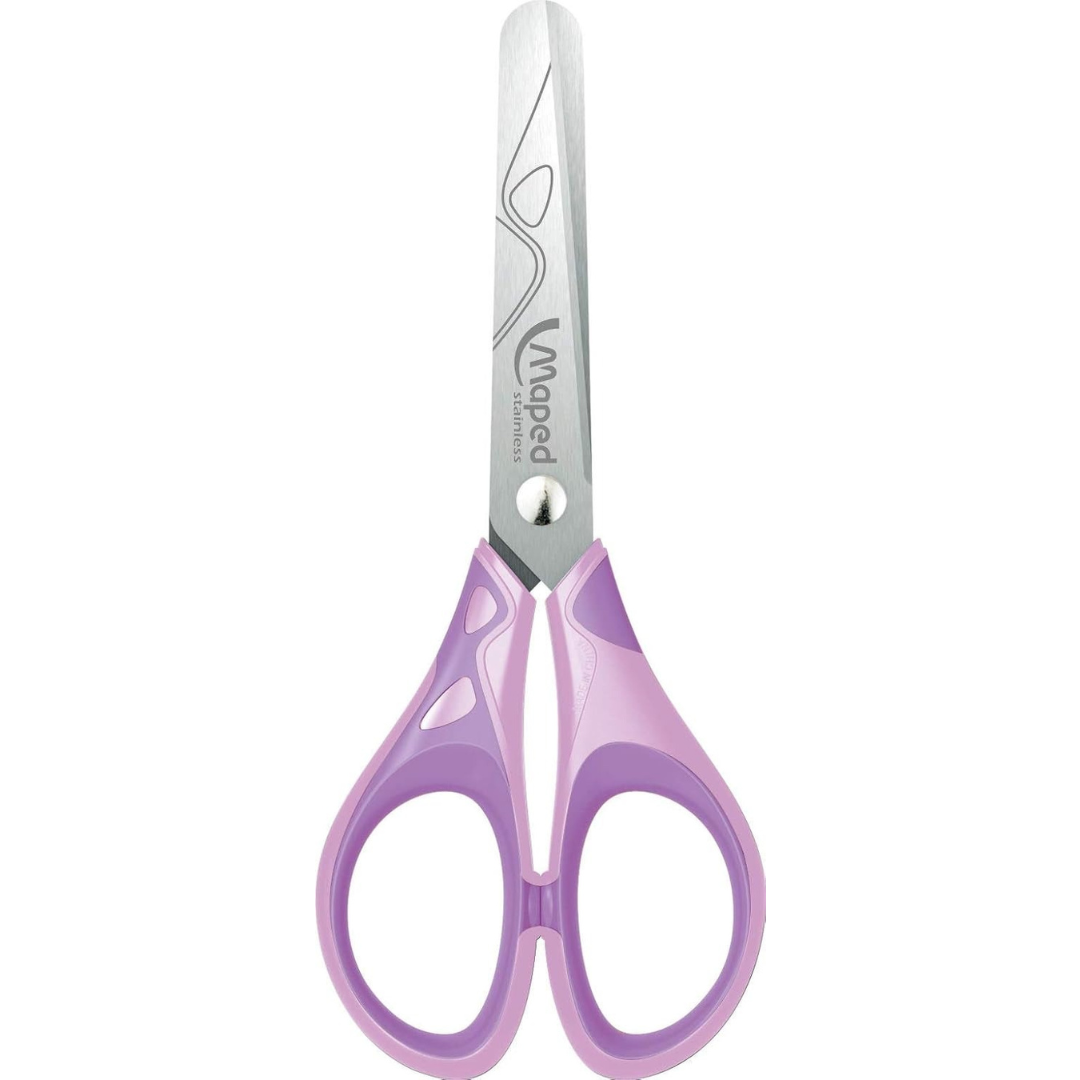 Tesoura 13Cm Essentials Cores Sortidas - Cx 12 Unidades