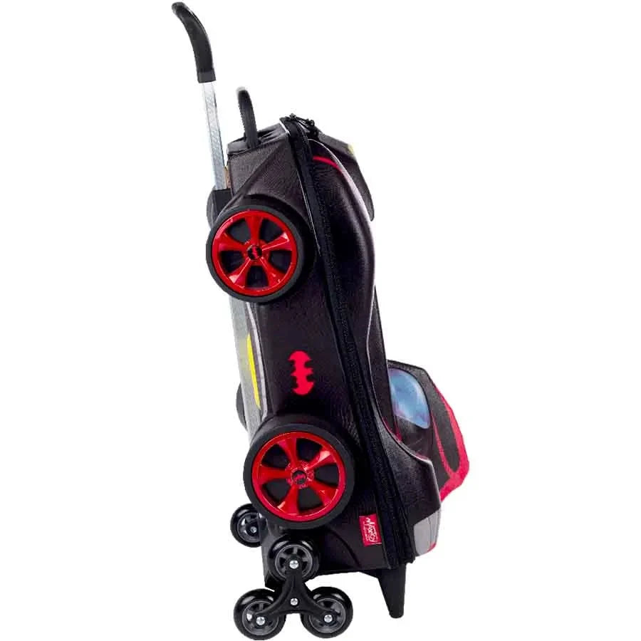 Mochila Infantil de Rodinhas 3D Batman Chrome Wheels – Diplomata