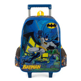 Mochila Escolar com Rodinhas Batman Azul – Luxcel