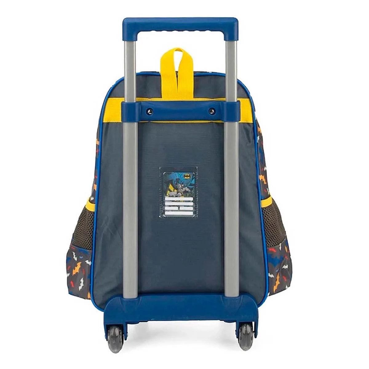 Mochila Escolar com Rodinhas Batman Azul – Luxcel