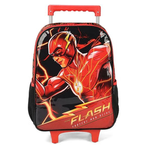 Mochila Escolar Infantil com Rodinhas Flash Vermelha – Luxcell