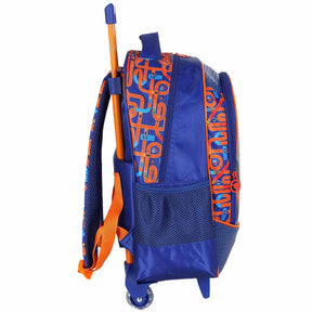 Mochila Escolar Infantil com Rodinhas e Costas Hot Wheels – Luxcel