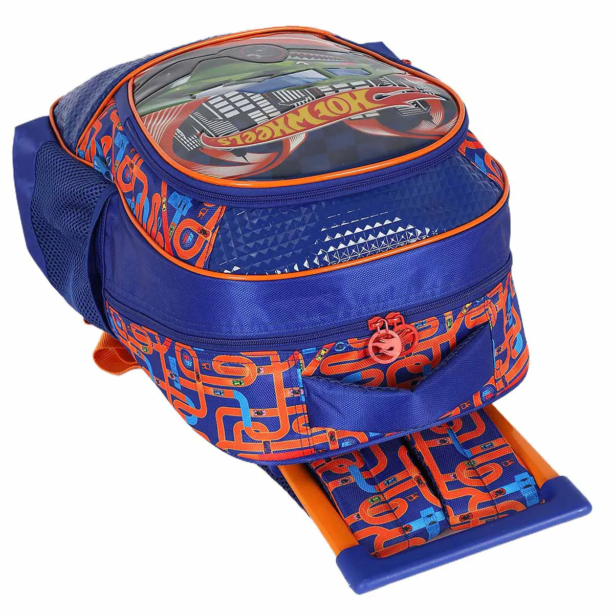 Mochila Escolar Infantil com Rodinhas e Costas Hot Wheels – Luxcel